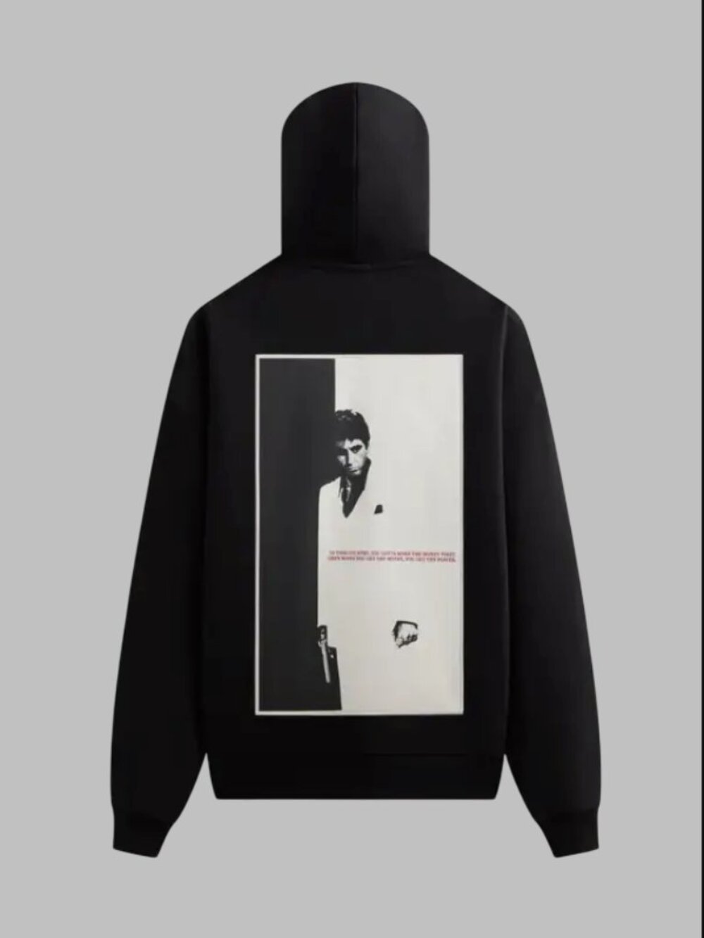 Kith for Scarface Tony Applique Nelson Hoodie - Black - L